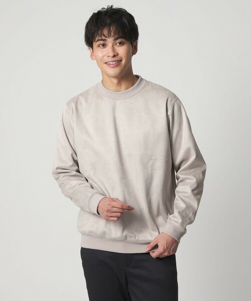 ＜A DAY IN THE LIFE＞仿麂皮輕鬆衛衣