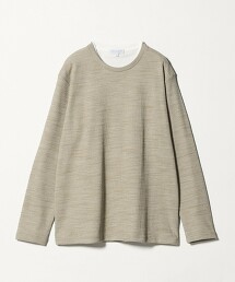 ＜A DAY IN THE LIFE＞緹花華夫格層次上衣