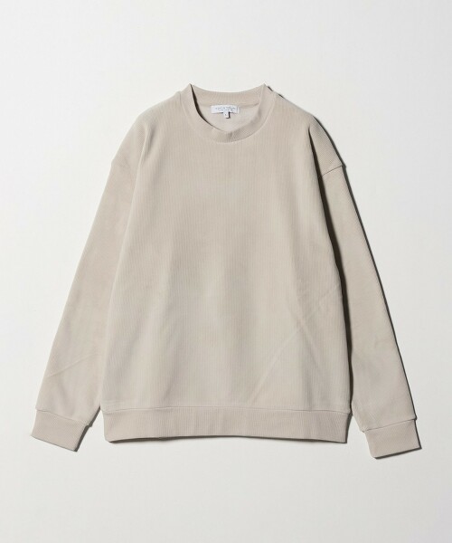 ＜A DAY IN THE LIFE＞貼合燈芯絨衛衣