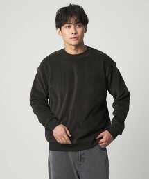 ＜A DAY IN THE LIFE＞貼合燈芯絨衛衣