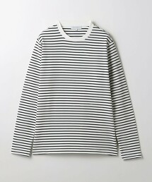 ＜A DAY IN THE LIFE＞波紋橫條紋上衣