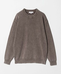 ＜A DAY IN THE LIFE＞褪色細針腳米蘭羅紋針織