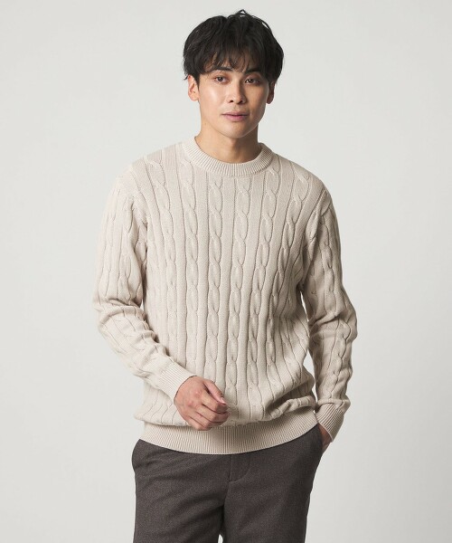 ＜A DAY IN THE LIFE＞繩紋針織