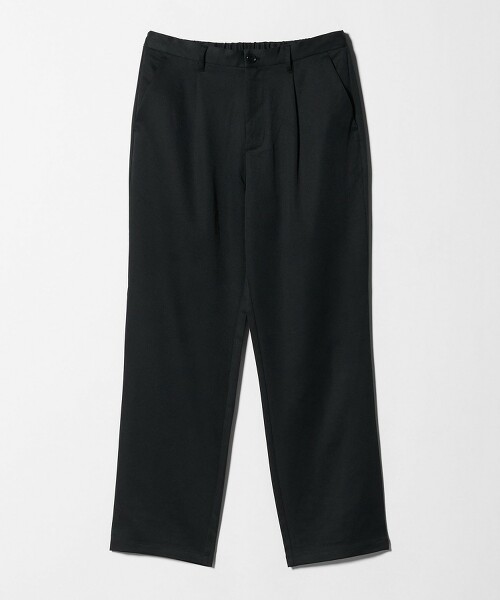 <A DAY IN THE LIFE>彈性纖維斜紋1打摺輕便褲