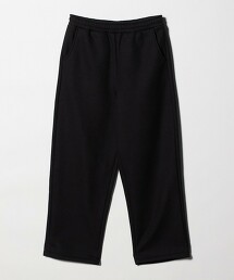 ＜A DAY IN THE LIFE＞雙面針織貼合寬版直筒運動褲