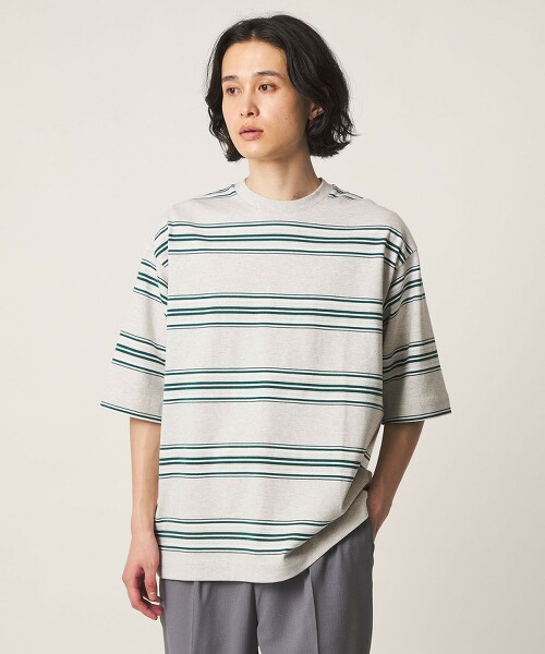 ＜A DAY IN THE LIFE＞USA美國棉橫條紋寬版上衣