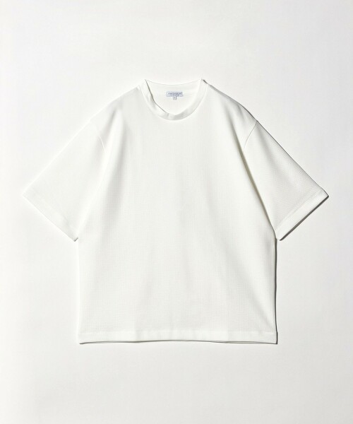 ＜A DAY IN THE LIFE＞緹花輕鬆圓領T恤