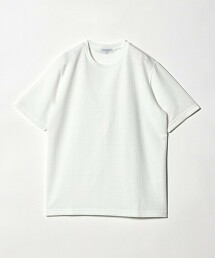 ＜A DAY IN THE LIFE＞彈力磁磚緹花上衣