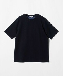 ＜A DAY IN THE LIFE＞絲光加工雙面布料波紋上衣