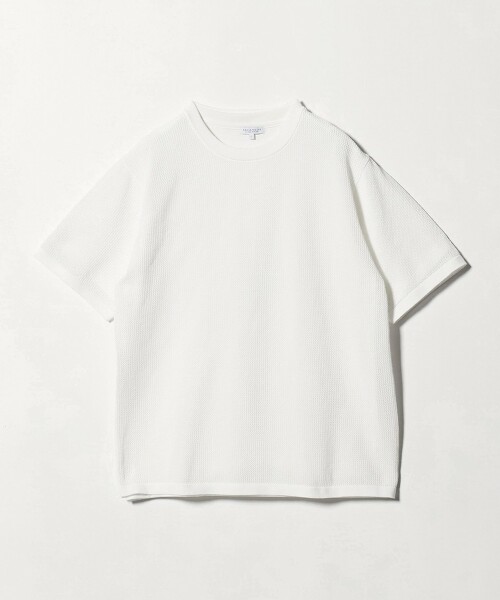 ＜A DAY IN THE LIFE＞高捻棉網眼層次上衣