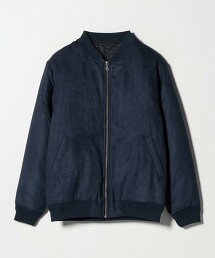 ＜A DAY IN THE LIFE＞仿麂皮填充短外套