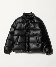 ＜A DAY IN THE LIFE＞仿皮革立領短外套