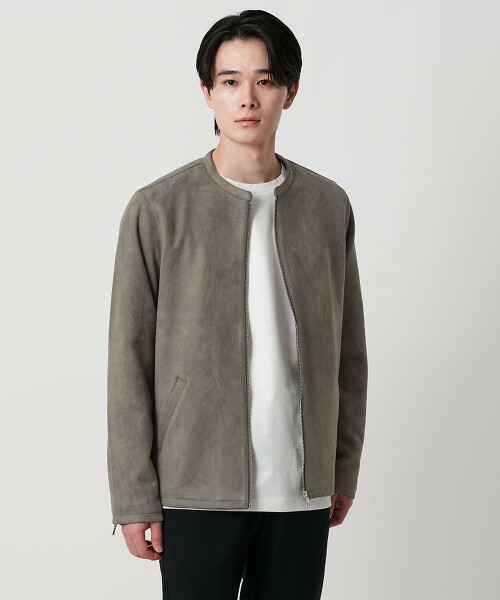 ＜A DAY IN THE LIFE＞仿麂皮騎士外套