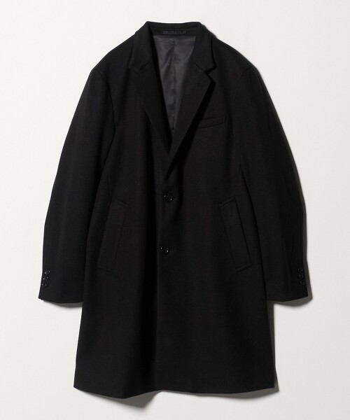 ＜A DAY IN THE LIFE＞針織厚呢單排查斯特大衣