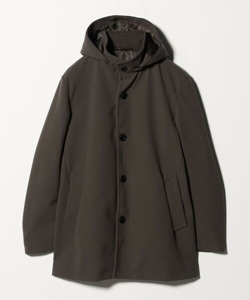 ＜A DAY IN THE LIFE＞針織厚呢連帽防風大衣