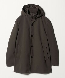 ＜A DAY IN THE LIFE＞針織厚呢連帽防風大衣