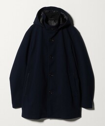 ＜A DAY IN THE LIFE＞針織厚呢連帽防風大衣