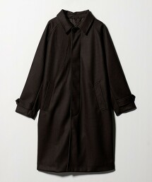 ＜A DAY IN THE LIFE＞針織厚呢巴爾瑪肯領大衣