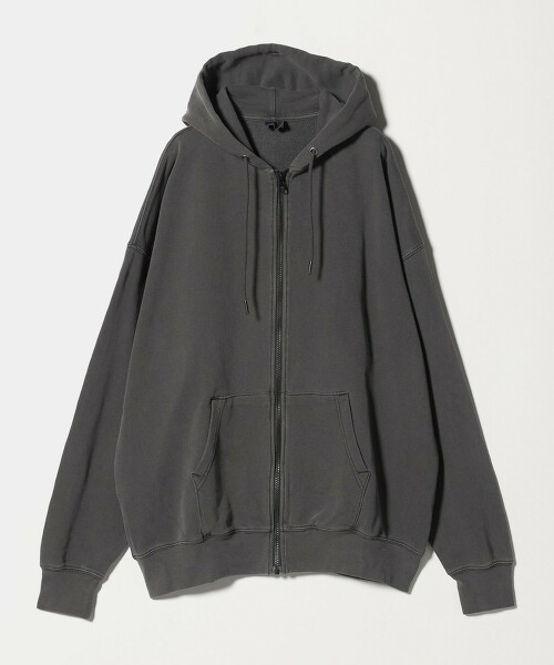 <A DAY IN THE LIFE>褪色裏毛拉鍊連帽外套