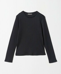 ＜A DAY IN THE LIFE＞亮澤羅紋圓領T恤