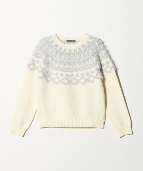 ＜A DAY IN THE LIFE＞羽毛北歐風圖騰針織