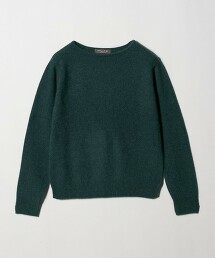 ＜A DAY IN THE LIFE＞絨毛感船領針織