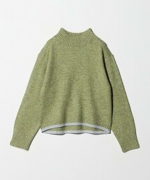 ＜A DAY IN THE LIFE＞金絲棉粒高領針織