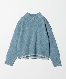 ＜A DAY IN THE LIFE＞金絲棉粒高領針織