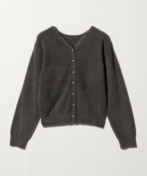 ＜A DAY IN THE LIFE＞羽毛V領2WAY開襟衫