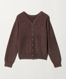 ＜A DAY IN THE LIFE＞羽毛V領2WAY開襟衫