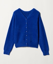 ＜A DAY IN THE LIFE＞羽毛V領2WAY開襟衫