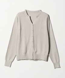 ＜A DAY IN THE LIFE＞天竺開口領開襟衫