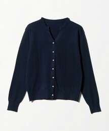 ＜A DAY IN THE LIFE＞天竺開口領開襟衫