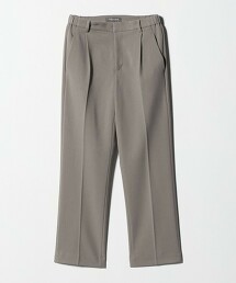 ＜A DAY IN THE LIFE＞平紋緯編布打摺直筒西裝褲