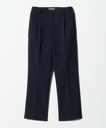 ＜A DAY IN THE LIFE＞平紋緯編布打摺直筒西裝褲