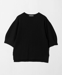 ＜A DAY IN THE LIFE＞米蘭羅紋泡泡袖針織