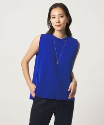 ＜A DAY IN THE LIFE＞高捻棉無袖針織