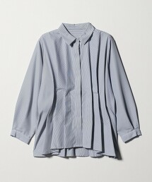 ＜A DAY IN THE LIFE＞前打摺8分袖襯衫