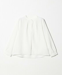 ＜A DAY IN THE LIFE＞緹花仿珍珠鈕扣罩衫