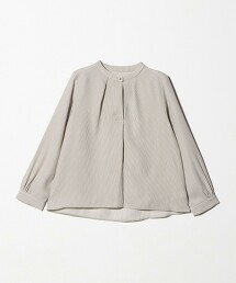 ＜A DAY IN THE LIFE＞緹花仿珍珠鈕扣罩衫