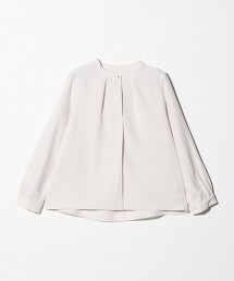 ＜A DAY IN THE LIFE＞緹花仿珍珠鈕扣罩衫