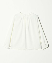 ＜A DAY IN THE LIFE＞喬其紗打摺9分袖罩衫
