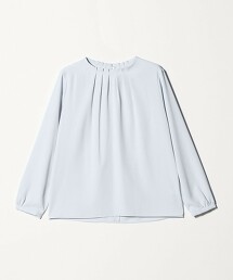 ＜A DAY IN THE LIFE＞喬其紗打摺9分袖罩衫