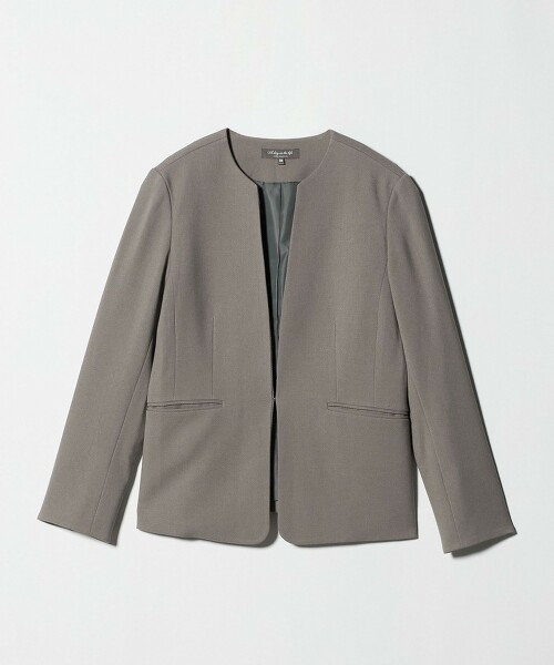 ＜A DAY IN THE LIFE＞平紋緯編布開口領西裝外套