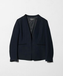 ＜A DAY IN THE LIFE＞雙層織物V領西裝外套