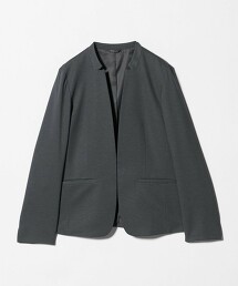 ＜A DAY IN THE LIFE＞羅馬布設計領口外套