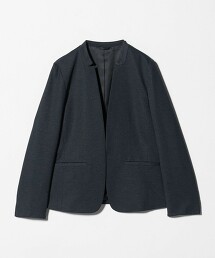 ＜A DAY IN THE LIFE＞羅馬布設計領口外套