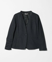 ＜A DAY IN THE LIFE＞羅馬布印花V領西裝外套