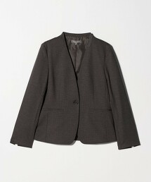 ＜A DAY IN THE LIFE＞羅馬布印花V領西裝外套