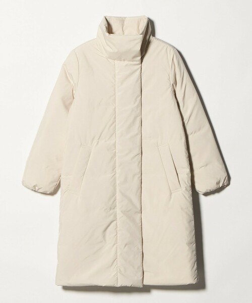 ＜A DAY IN THE LIFE＞鋪棉立領長大衣 